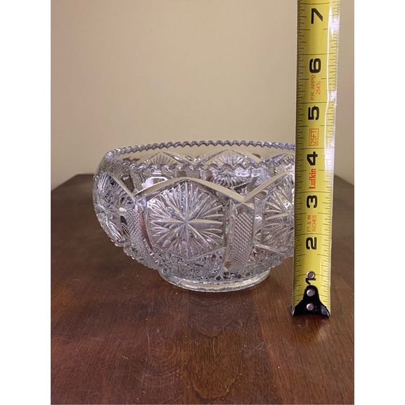 Vintage Crystal bowl A24 - Picture 5 of 5